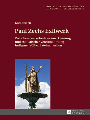 cover image of Paul Zechs Exilwerk
